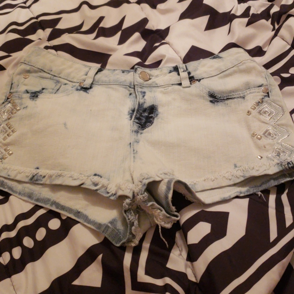 Denim shorts